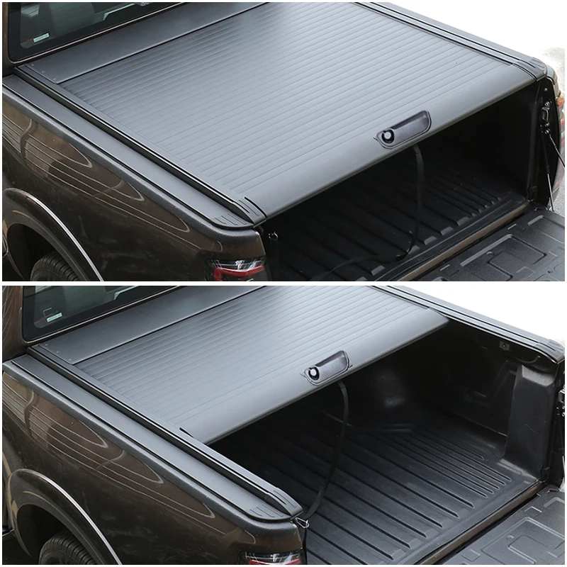 4x4 Pickup Roller Lid Shutter Retractable Truck Bed Tonneau Cover For Dodge Ram 1500  Triton L200 Ford F150 Ranger