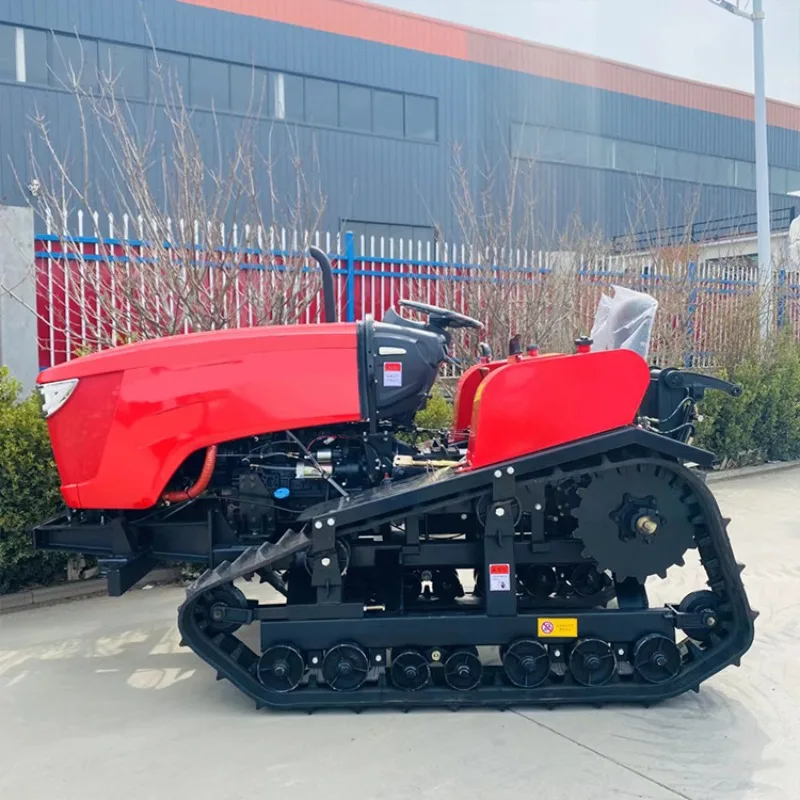 Crawler ditch fertilization machine, pastoral management machine, orchard fertilizer burying machine