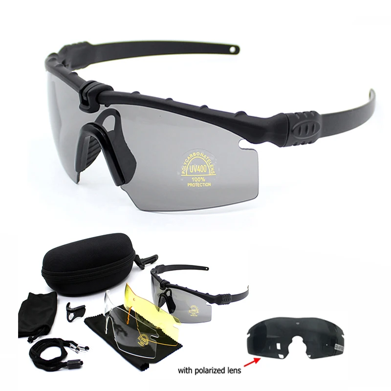 

Tactical Polarized Sunglasses Hunting Shooting Glasses Goggles Tactical Glasses Hiking Climbing Sport Eyewear