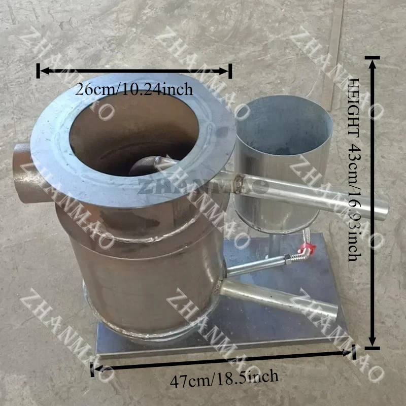 

Печь с горячим воздухом, двухслойная печь для испаризации отработанного масла с теплым воздухом, двухслойное отопление и разогрев, быстрый отходов, нагрев масла