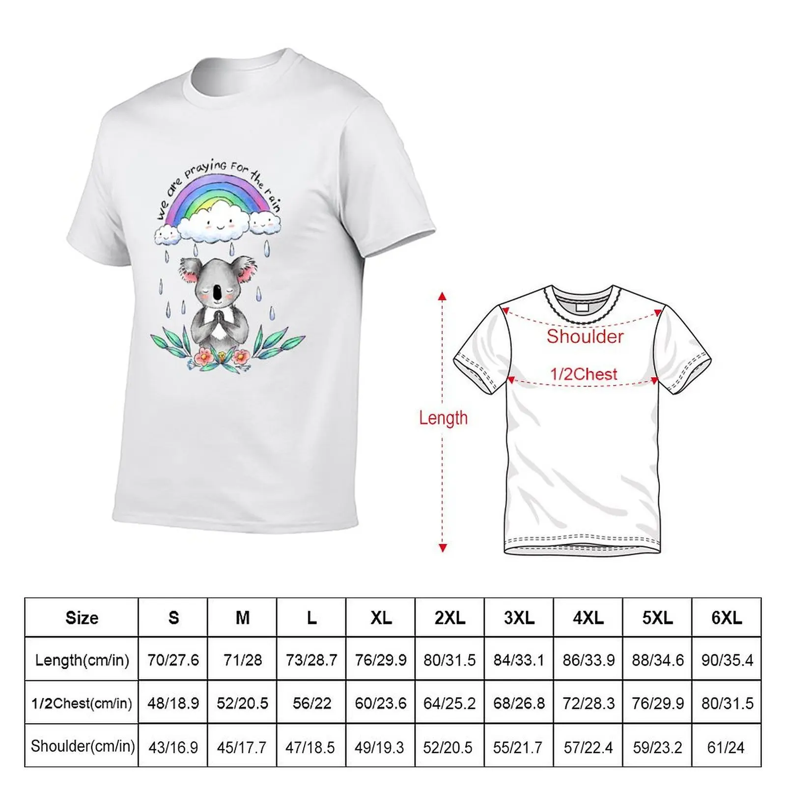 Copy of Save Koala Charity - 100% of sales going to the fund to save koalas T-Shirt t shirts for man cotton T-Shirt
