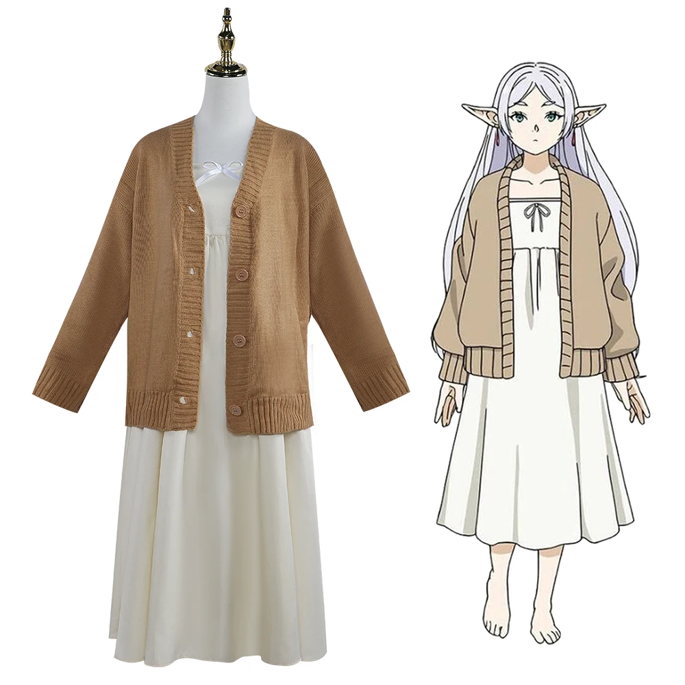 

Frieren Costume pajamas Cosplay Suit fullset