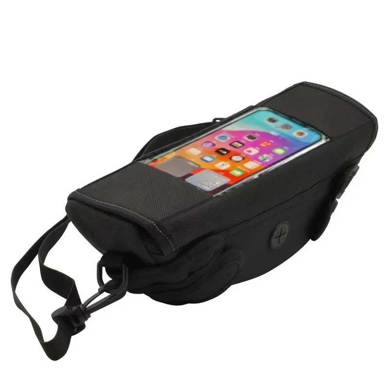 Universal Motorcycle Handlebar Bag with Touchscreen Phone Storage Bag For BMW R1200GS R 1250GS For Suzuki For Kawasaki