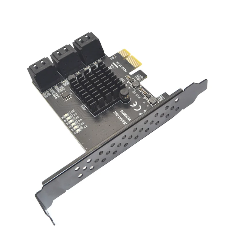 Scheda da PCIE a SATA 6 porte SATA 3 scheda di espansione PCI Express PCI-e/PCIE SATA Controller moltiplicatore per SSD sinology ASM1166 chip