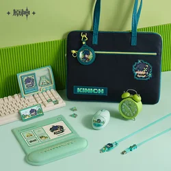 Official Genshin Impact Natlan Kinich Wireless Mouse Metal Badge Wrist Rest Mouse Pad Keycap Laptop Bag Data Cable Backpack Gift