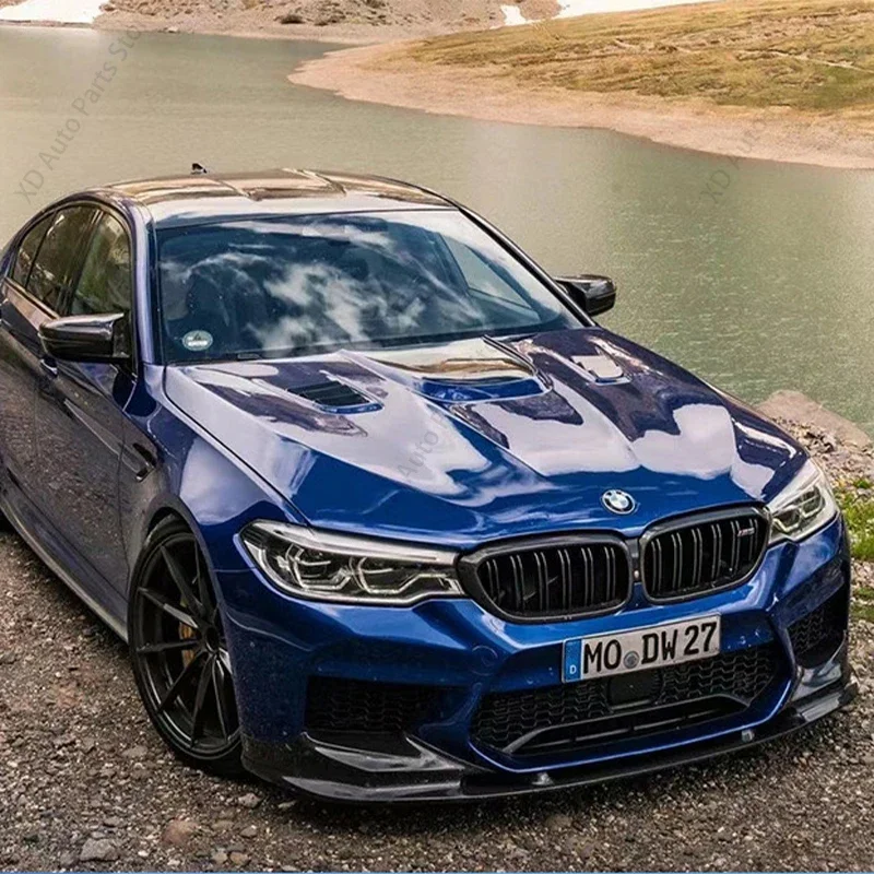 Front Bumper Lip for BMW F90 M5 2018-2020 Car Accessories Decorate Spoiler Splitter Diffuser Car Accessories Lower Guard