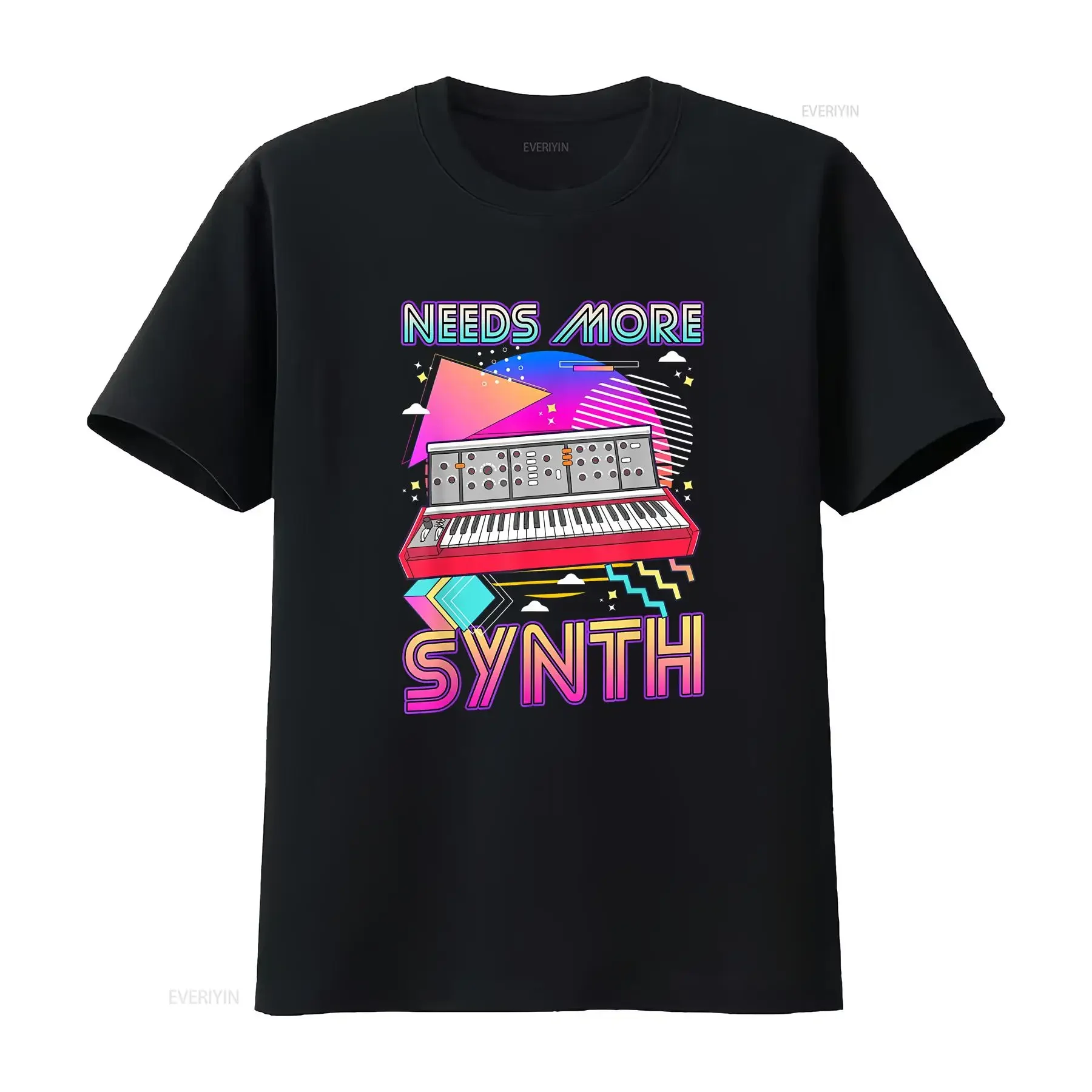 NEW LIMITED Keyboard Music Synth Retro Design Great Idea T Shirt S 3XL vintage Washed Slightly designer clothes Stylish fashion