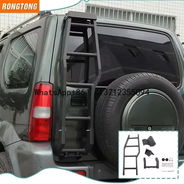 High-quality Car Exterior Tailgate Ladder Rear Door Tailgate Ladder Climbing Trim For Suzuki Jimny 2007-2017