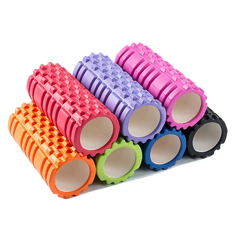High Density Muscle Fitness Massage Stick Relaxation Foam Camo Column Roller Custom Logo Hollow Yoga Back Eva Foam Roller