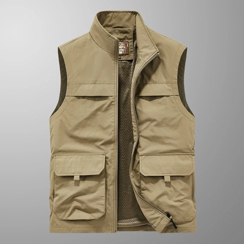 Professional Photographer Vest Hunting Fashion Men's Clothing Tactical Male Sleeveless Jacket Waterproof Camping