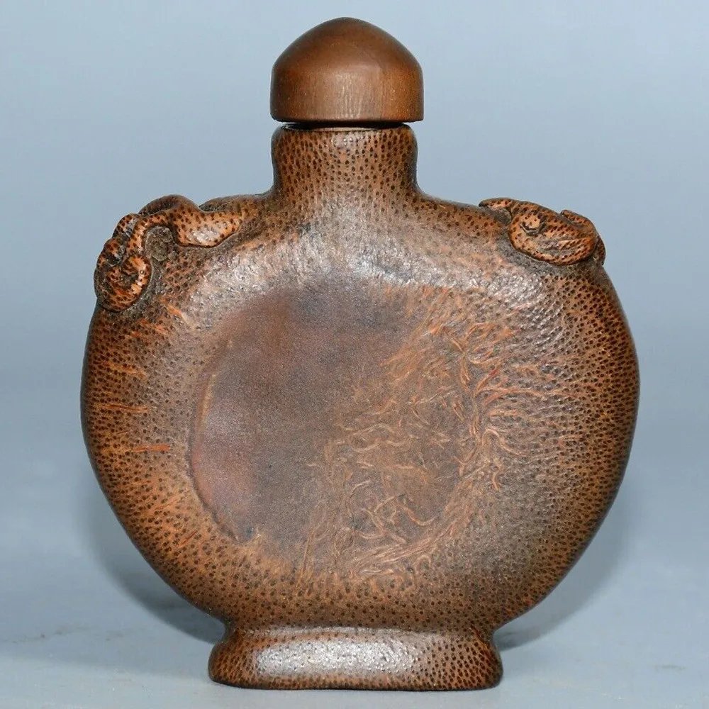 

Коллекция Китайский Бамбук Встраиваемая Резная Изысканная Статуя Snuff Bottle Art