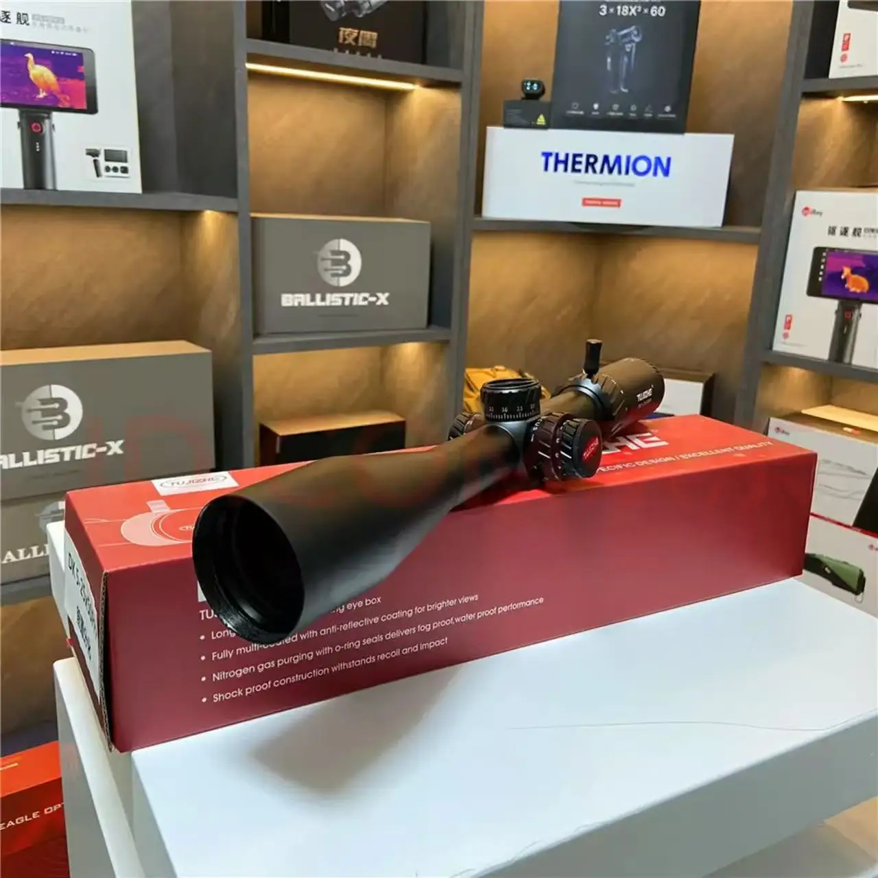 BALLISTIC-X Assaulter front-mounted optical telescope sniper scope HD cross sight front-mounted DK5-25X50FFP (with light) equipp