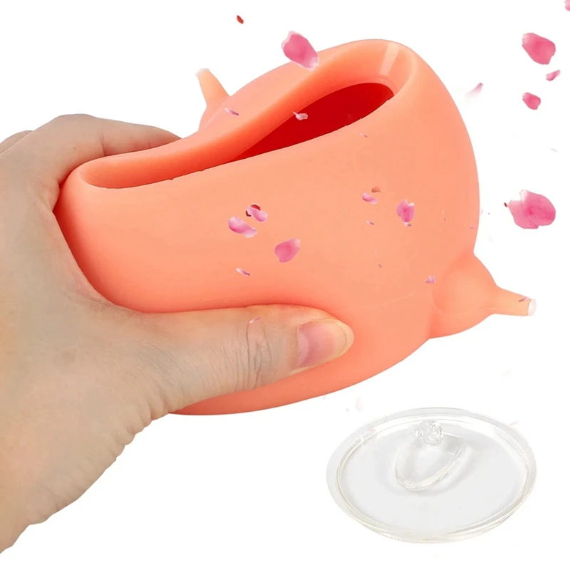 Silicone 3 Teats Simulation Nipples Pet Feeder Bubble Milk Bowl Feeder Newborn Kittle Puppy Nursing Drink Food Dispenser