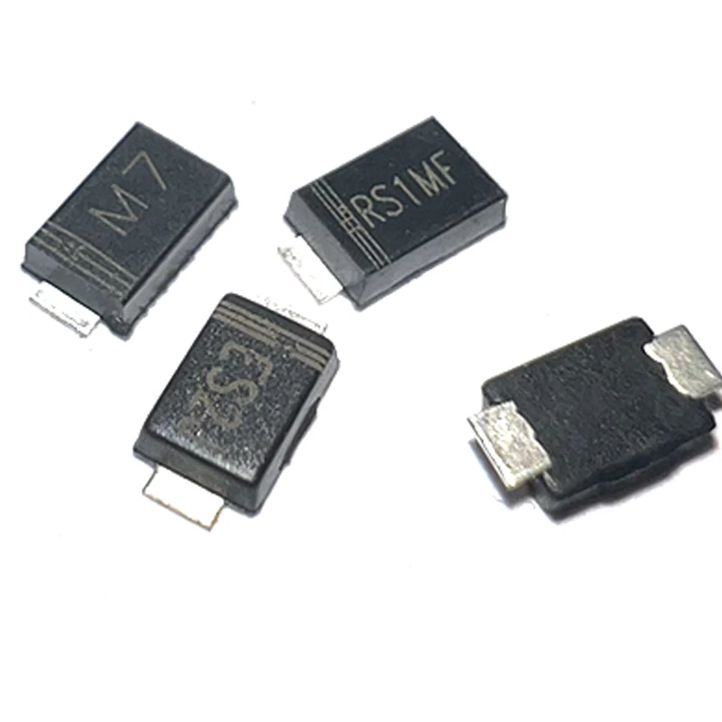100pcs SMD SMAF Rectifier Diode M7F US1MF ES1JF ES2JF RS1MF Schottky 4007 Thin Section M7 US1M ES1J ES2J RS1M