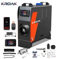 KROAK 5-8KW Diesel Heater 12V Diesel Air Heater All in One Portable Car Parking Heater with LCD Screen Fast Heating & Low Noise