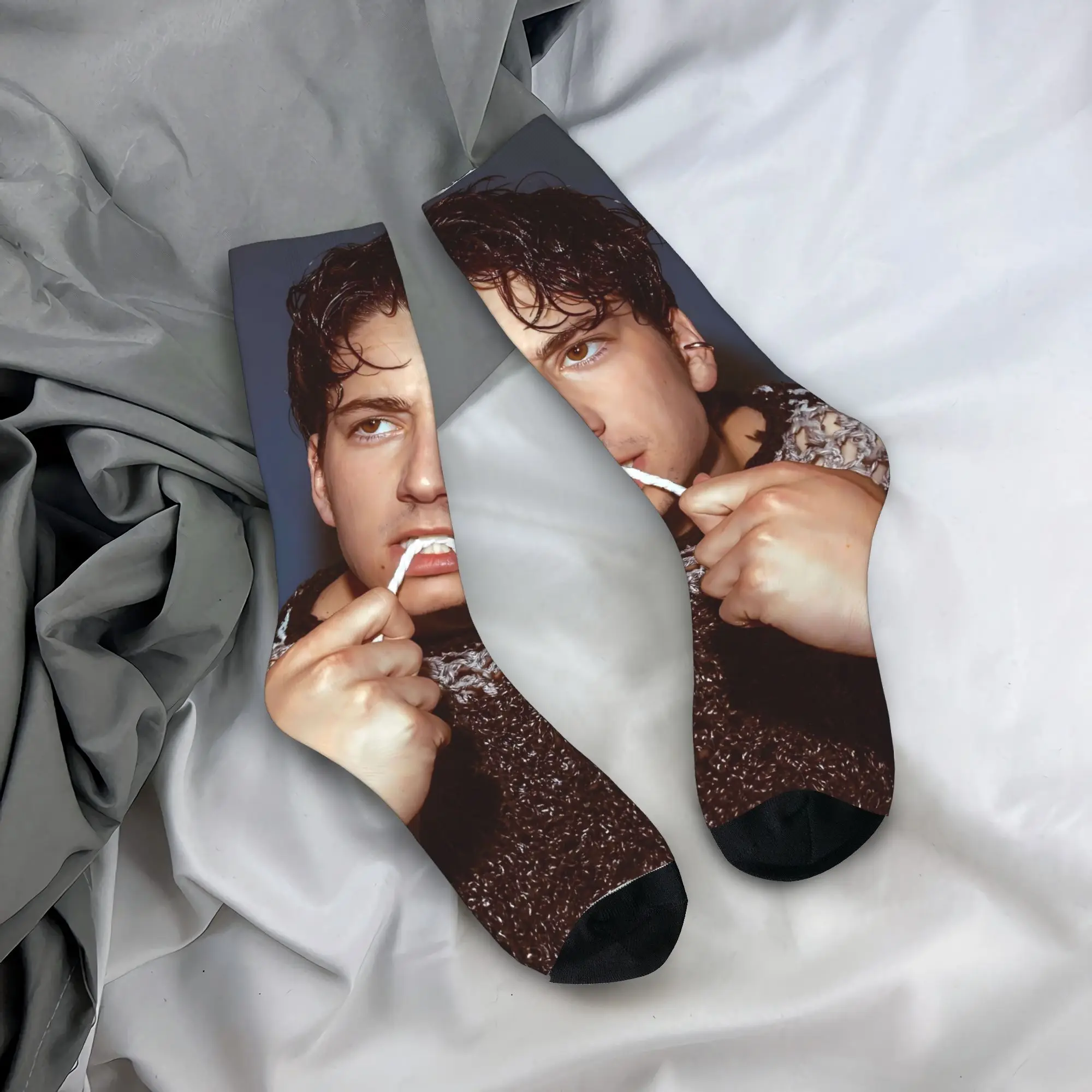 

Носки Milo Manheim, чулки с энергичным дизайном Charismatic, противоскользящие носки для пар, теплые мягкие зимние элегантные спортивные носки для бега