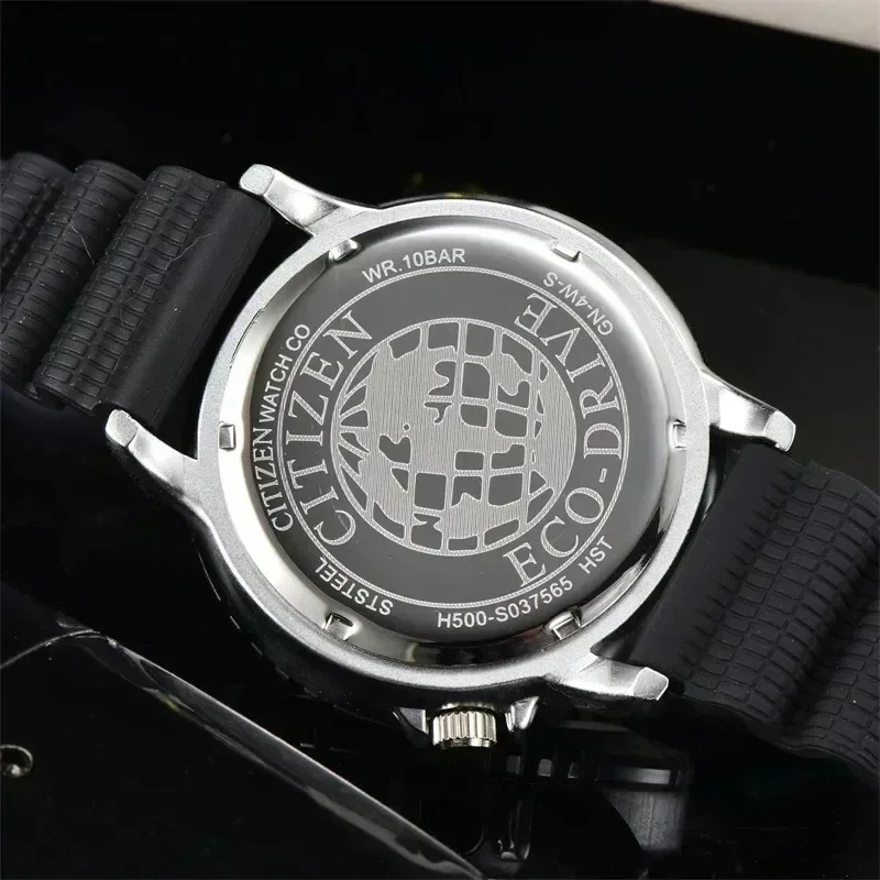 2024 New Fashion Luxury Promaster Diver Series Eco-Drive Night Light Men\'s Quartz Three-Pin Calendar Tape Watch with Gift Box
