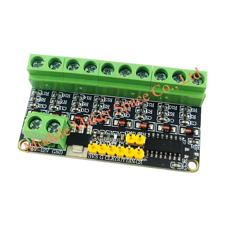Moduł ADC MCP3208, 8-kanałowy, 12-bitowy, wejście prądowe 4-20mA, interfejs SPI do Arduino PLC — zdjęcie produktu 4