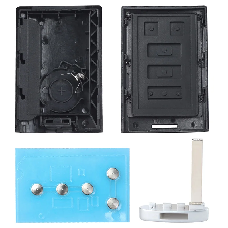 

KEYECU 5 Buttons Case for Cadillac SRX ATS XTS 2010 2011 2012 2013 2014 2015 Auto Smart Remote Key Shell Cover Fob NBG009768T