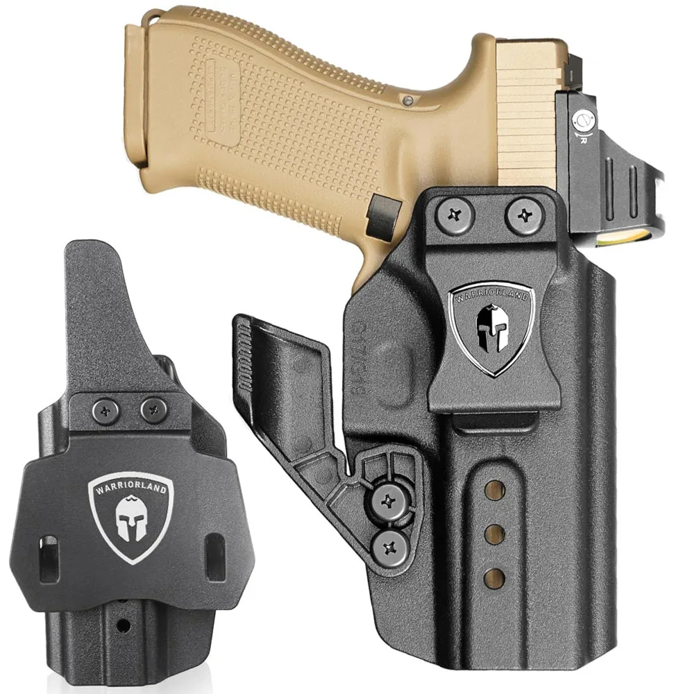 Apenas para Glock 17/19 /34 Gen 3-6 / G32 Gen 3-4 & G19X/44/45, Versões MOS/V, IWB, OWB, Coldre Conversível, Claw, Para Destros