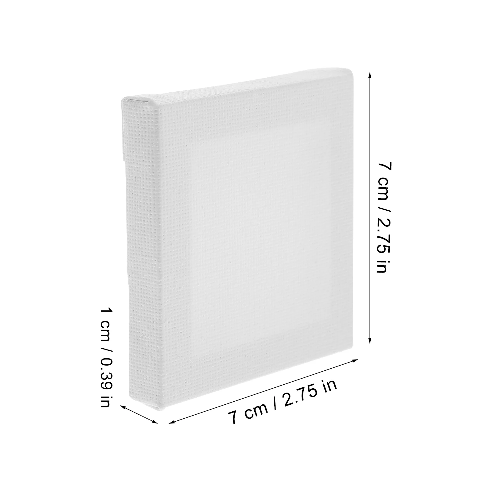 12 Pcs Blank Square Mini Canvas Frame Oil Paint White Boards for Painting Wood Creative Frames Tools