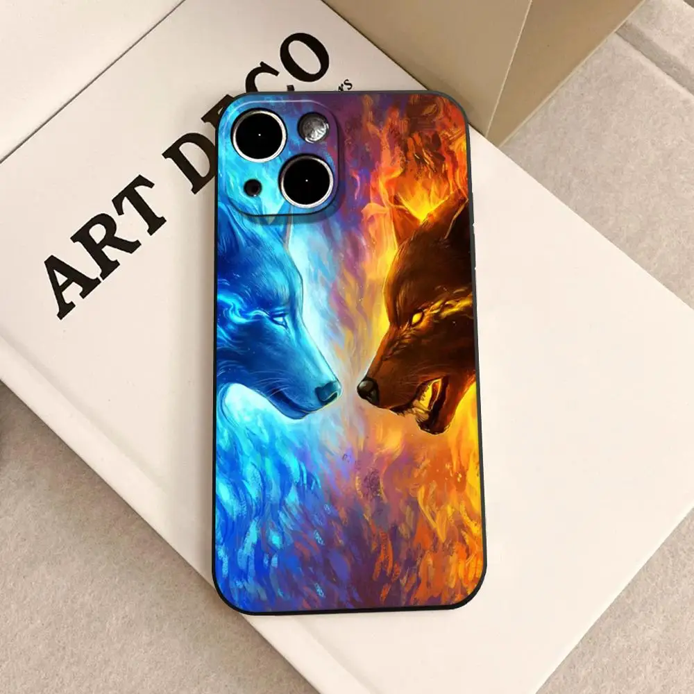 

HD The Wolf Phone Case For iPhone 17 17 Air 16 16e 15 14 13 12 11 X XR XS Plus Pro Max Mini Hot-selling materials