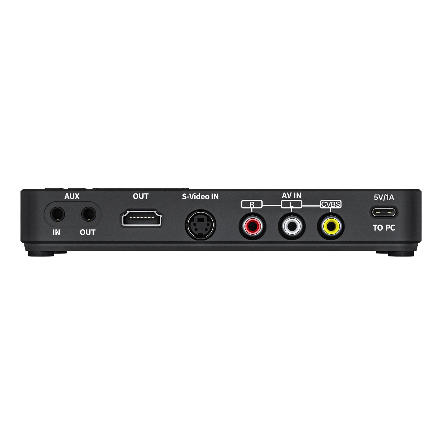 Unisheen ur230a analoge cvbs rca svideo kamera usb band vcr vhs aufnahme karten box mp3 video recoder