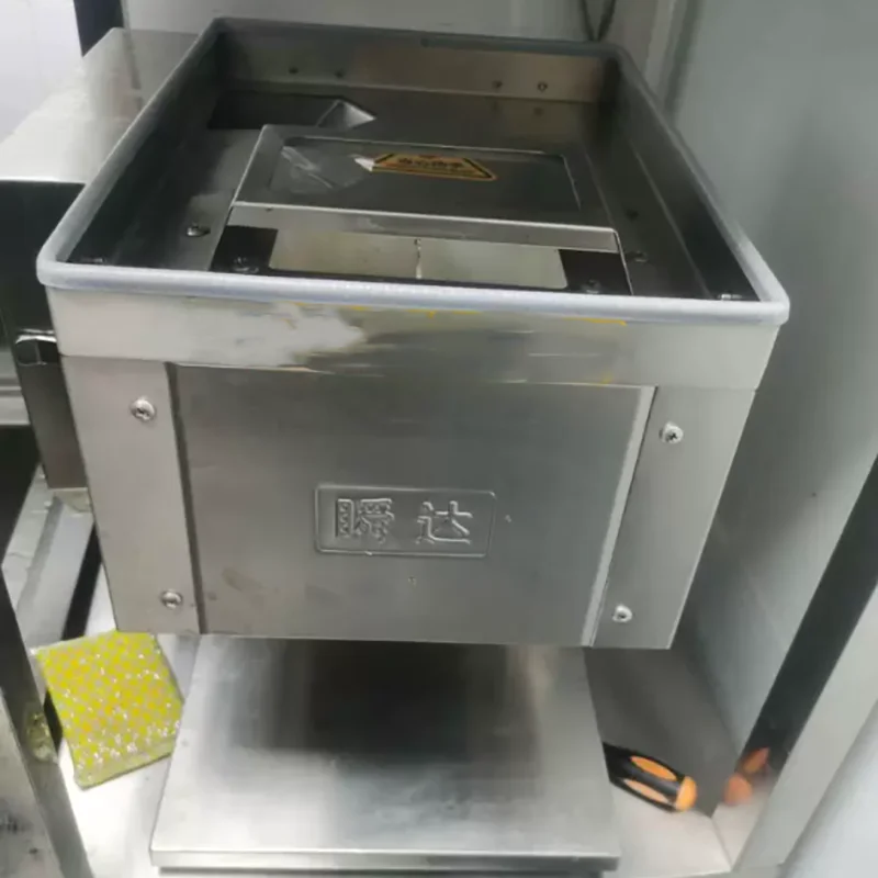 New Automatic Vertical Meat Slicer-Commercial Use Stainless Steel Blade Portable Slicing Machine
