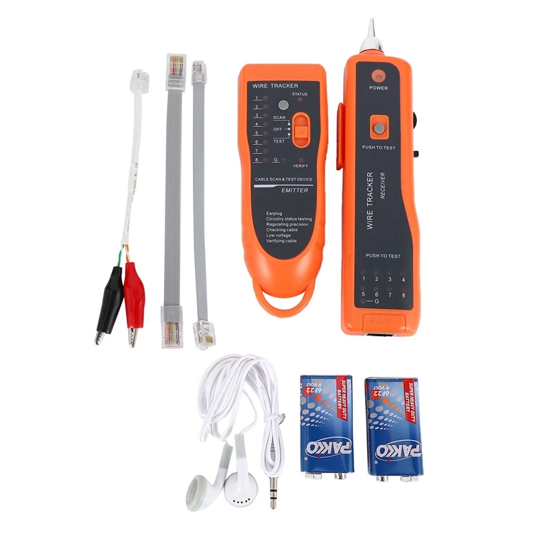 

Utp Stp Cat5 Cat6 Rj45 Lan Network Cable Tester Line Finder Rj11 Telephone Wire Tracker Tracer Diagnose Tone Kit Xq-350-ABIU