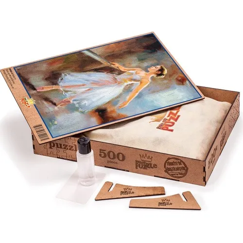 King Of Puzzle Ballerina Wooden Puzzle 500 Parts