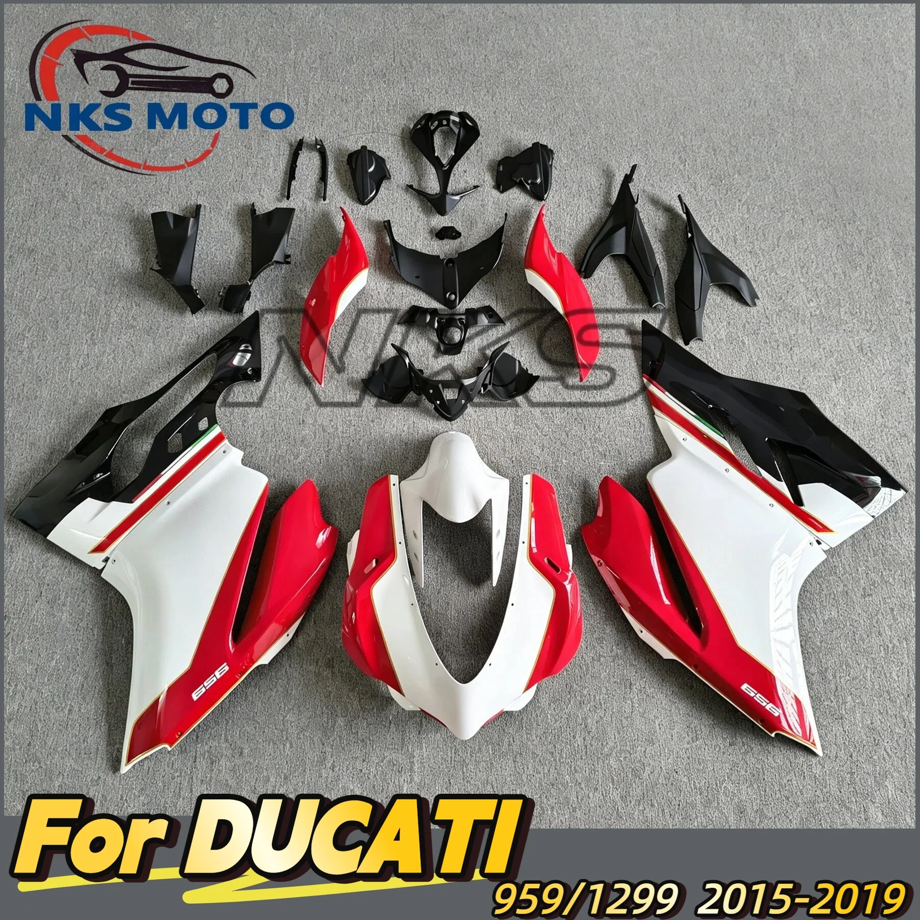 

New Fairings Kit Fit For 959 1299 Panigale 2015 2016 2017 2018 2019 Bodywork Set 15 16 17 18 19 Injection Red White Black