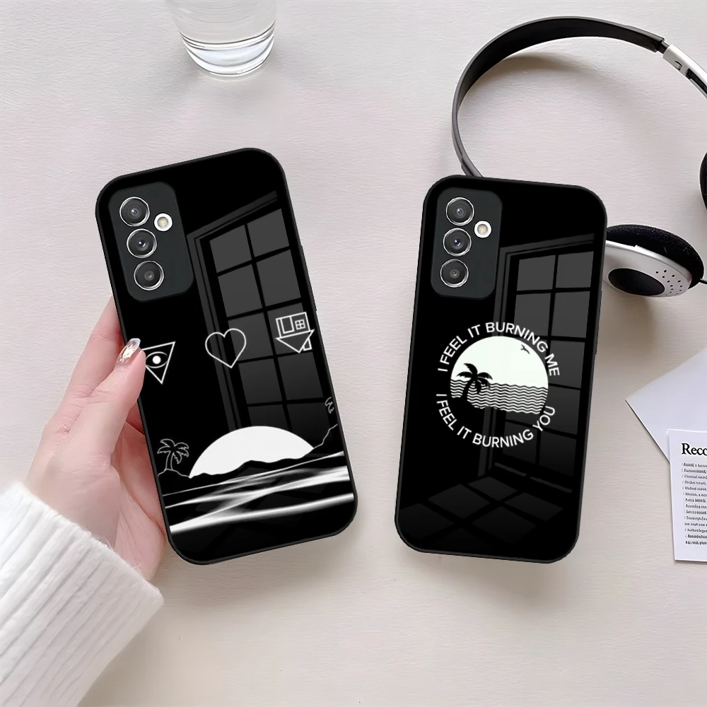 The Neighbourhood NBHD Phone Case Glass For Samsung S24 S26 S23 S20 S25 S21 S22 Ultra Fe Plus A05 A06 A16 A26 A36 A56 Coque