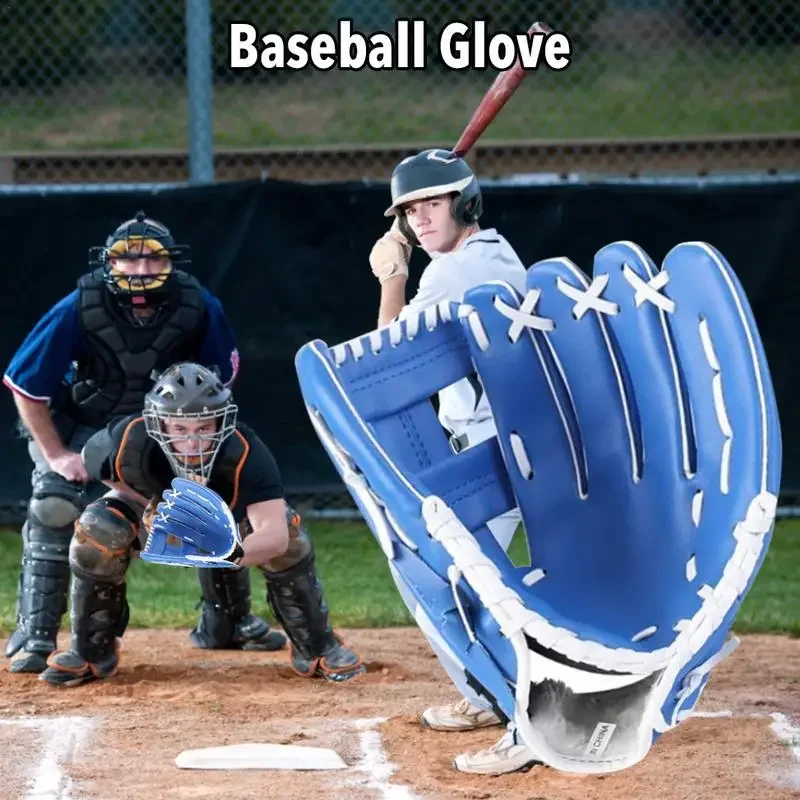 

Outdoor Sports Baseball Glove Softball Practice Equipment Size 10.5 with Adjustable Shoulder Straps for Baseball Players Yoga