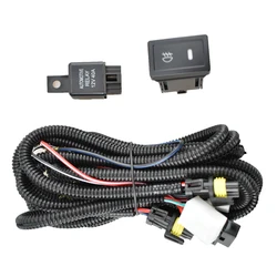 Wiring Harness Wire Sockets + Switch For H11 Fog Lamp For Suzuki SX4 Grand Vitara 2 ALTO 5 SWIFT 3 JIMNY FJ IGNIS 2