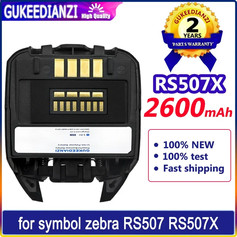 

GUKEEDIANZI Battery 2600mah for symbol zebra RS507 RS507X BTRY-RS50EAB02-01 Batteria