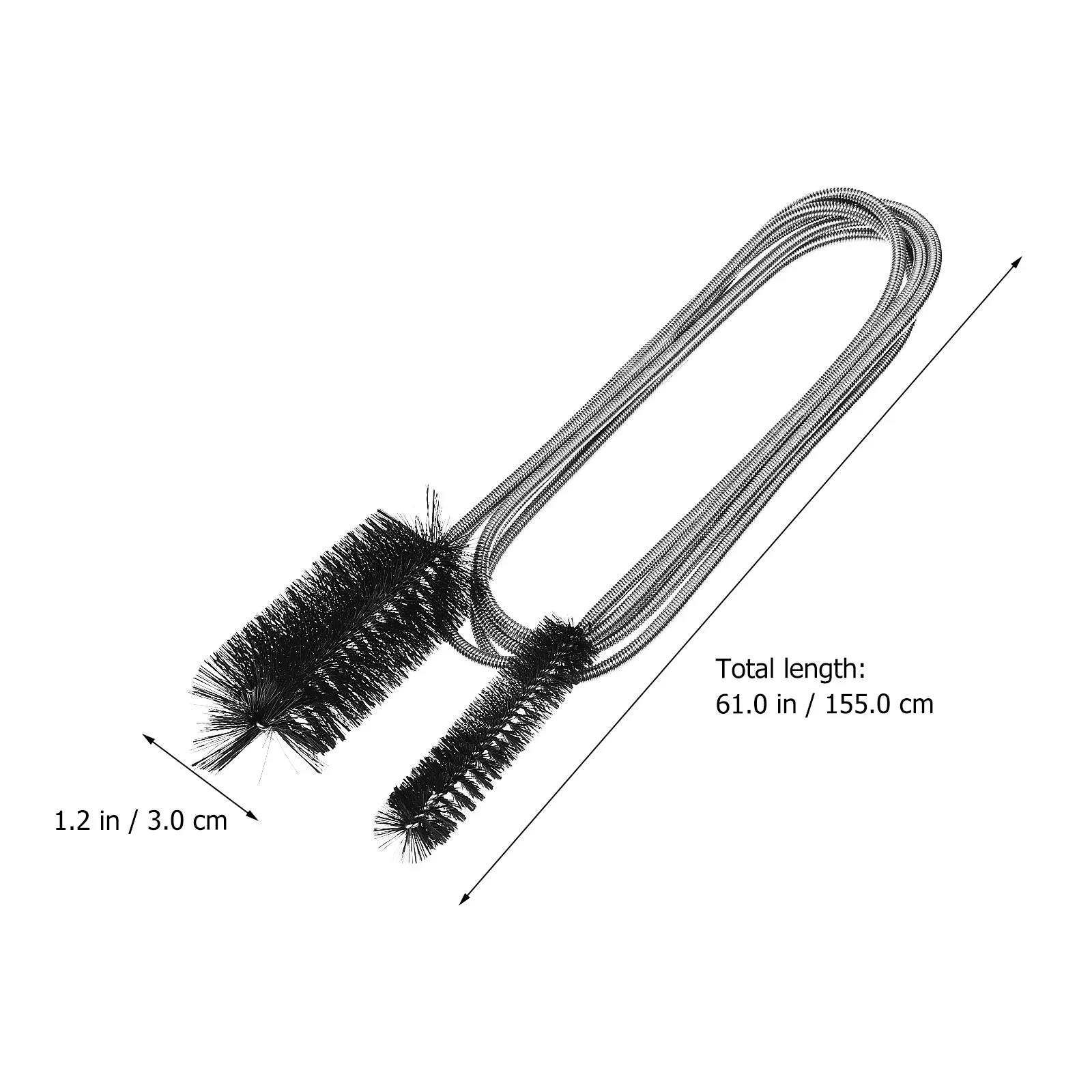 Flexible Drain Brush Pipe Cleaners Cleaning Plumbing Tools Double Ended Tube For Home Hose Sink Unblocker Straw Spring Pipeline