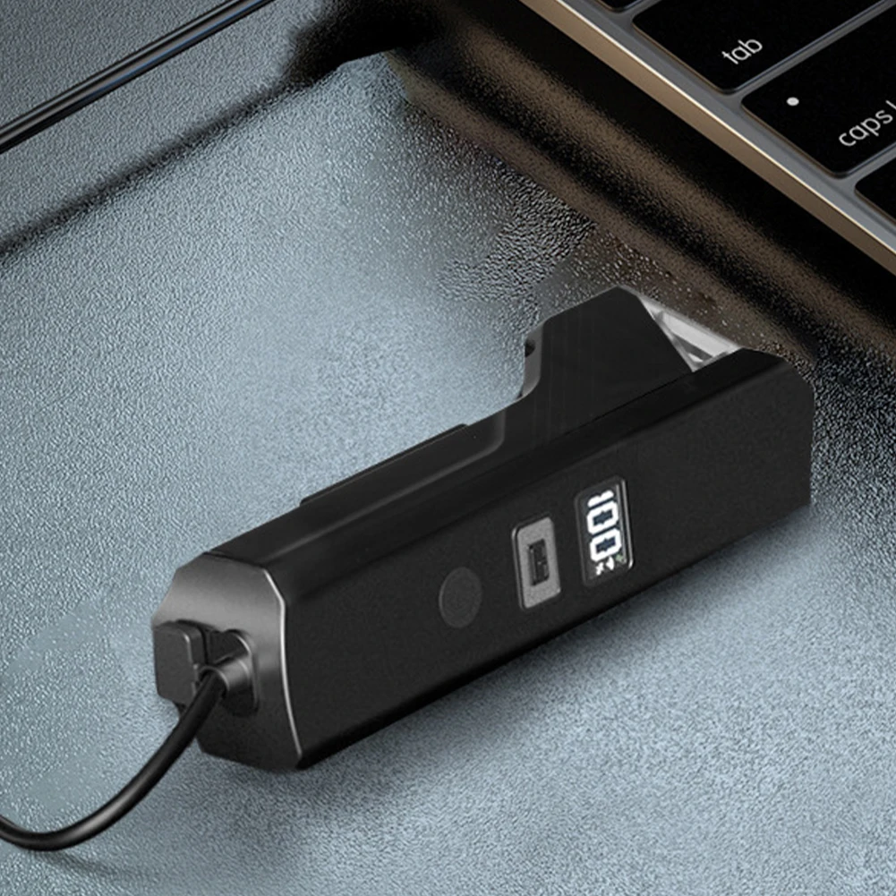 Bicycle Front Light Bicycle Light Waterproof Bike Flashlight Rechargeable Bike Safety Lamp Automatic Sensor for Night Riding