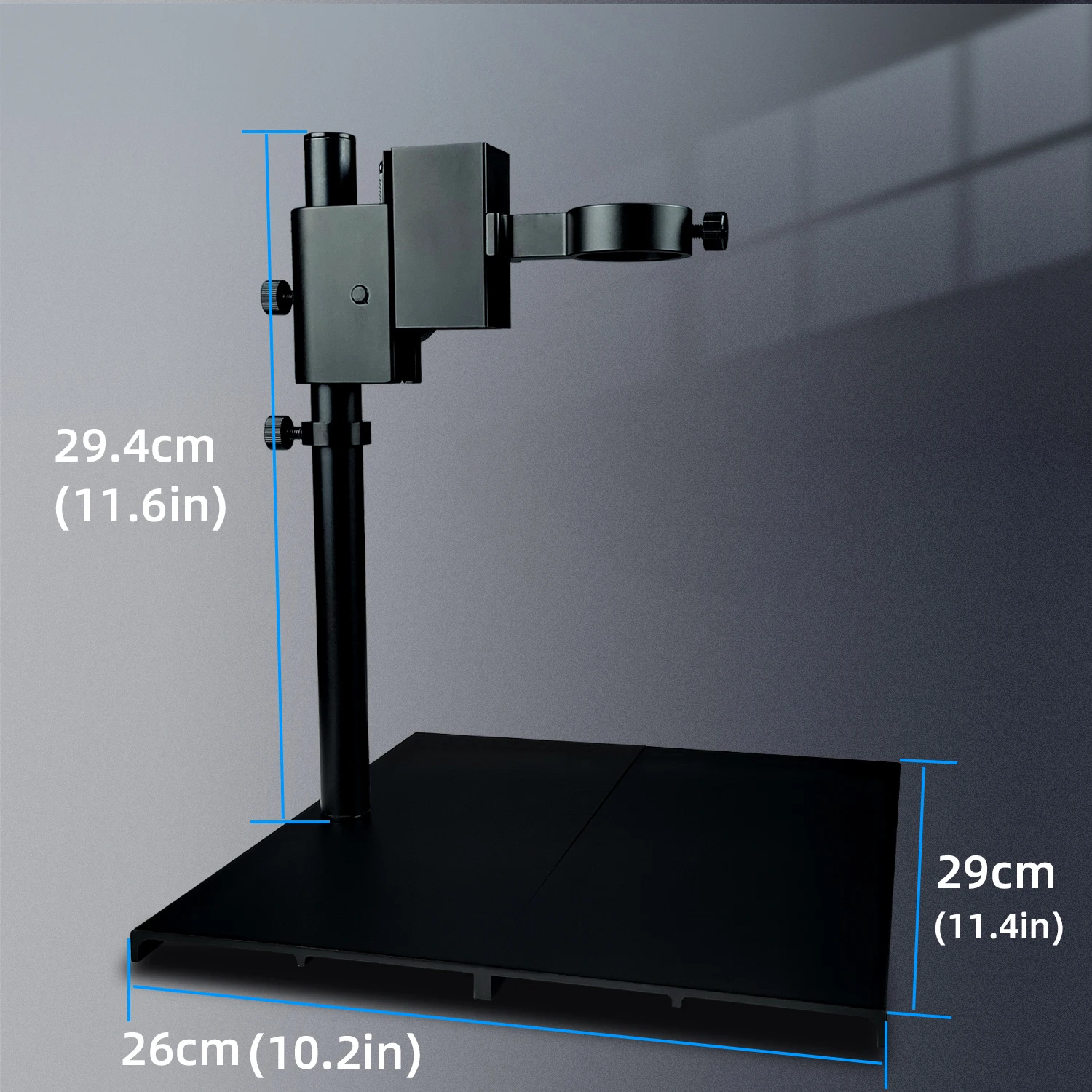 50 مللي متر تركيب القطر الأوسط قاعدة قوس 29 سنتيمتر قابل للتعديل عالية المجهر مراحل و تقف مستقرة قوية أداة تركيب المعادن #4