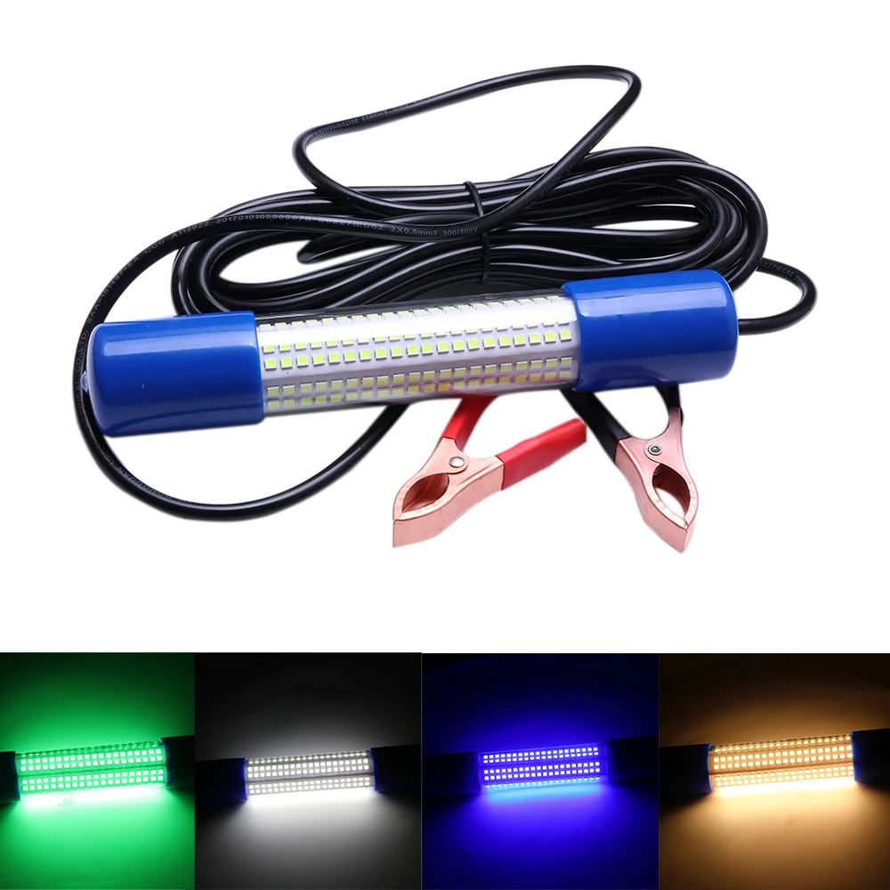 1 Stück 12-24V Angellicht, 50W Hochleistungs-Unterwasser-Leuchtköder, LED-Nachtlicht für Tiefseefischen zum Anlocken von Fischen und Garnelen – Detail 12