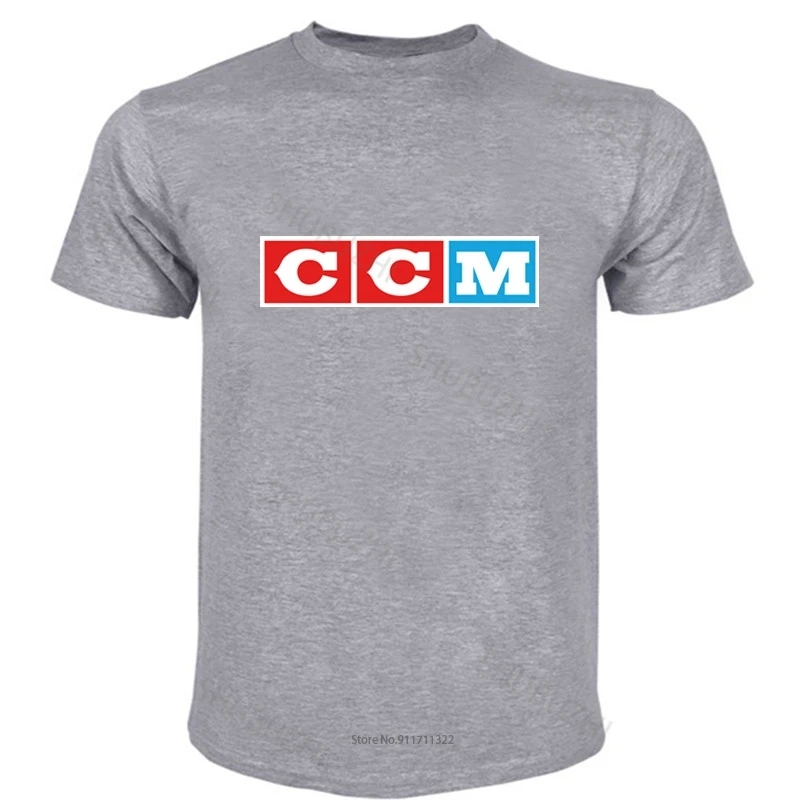 cotton tshirt for boys Fashion brand t shirt mens loose Ccm Logo Hockeyarea Man T Shirt