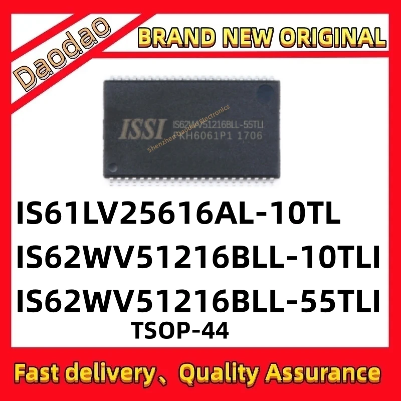 Quality Brand New IS61LV25616AL-10TL IS62WV51216BLL-10TLI IS62WV51216BLL-55TLI IC Chip TSOP-44