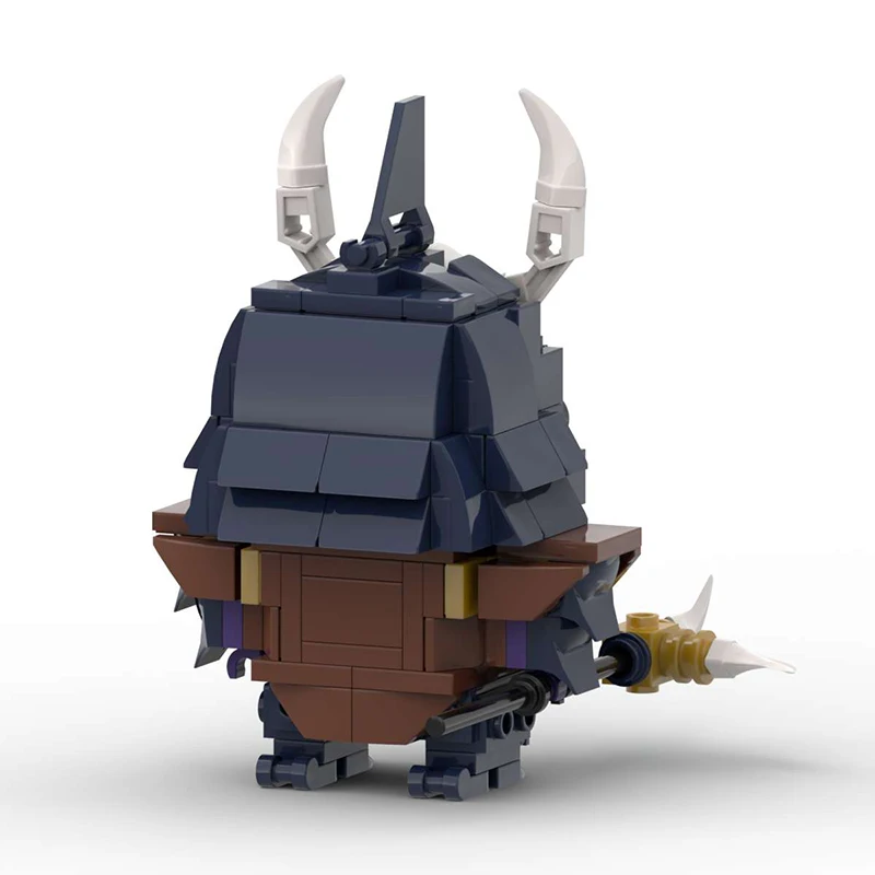 MOC Demon God Serie Anime-Charakter Baustein-Modell Cartoon Dämonischer General BricksHeadz DIY Kinderspielzeug Jungen Geburtstagsgeschenk – Detail 6