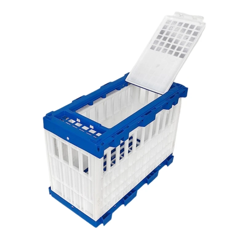 Modular Spliceable Bird Cage With Double Door For Pigeons Parrots Training And Transport Q5WC
