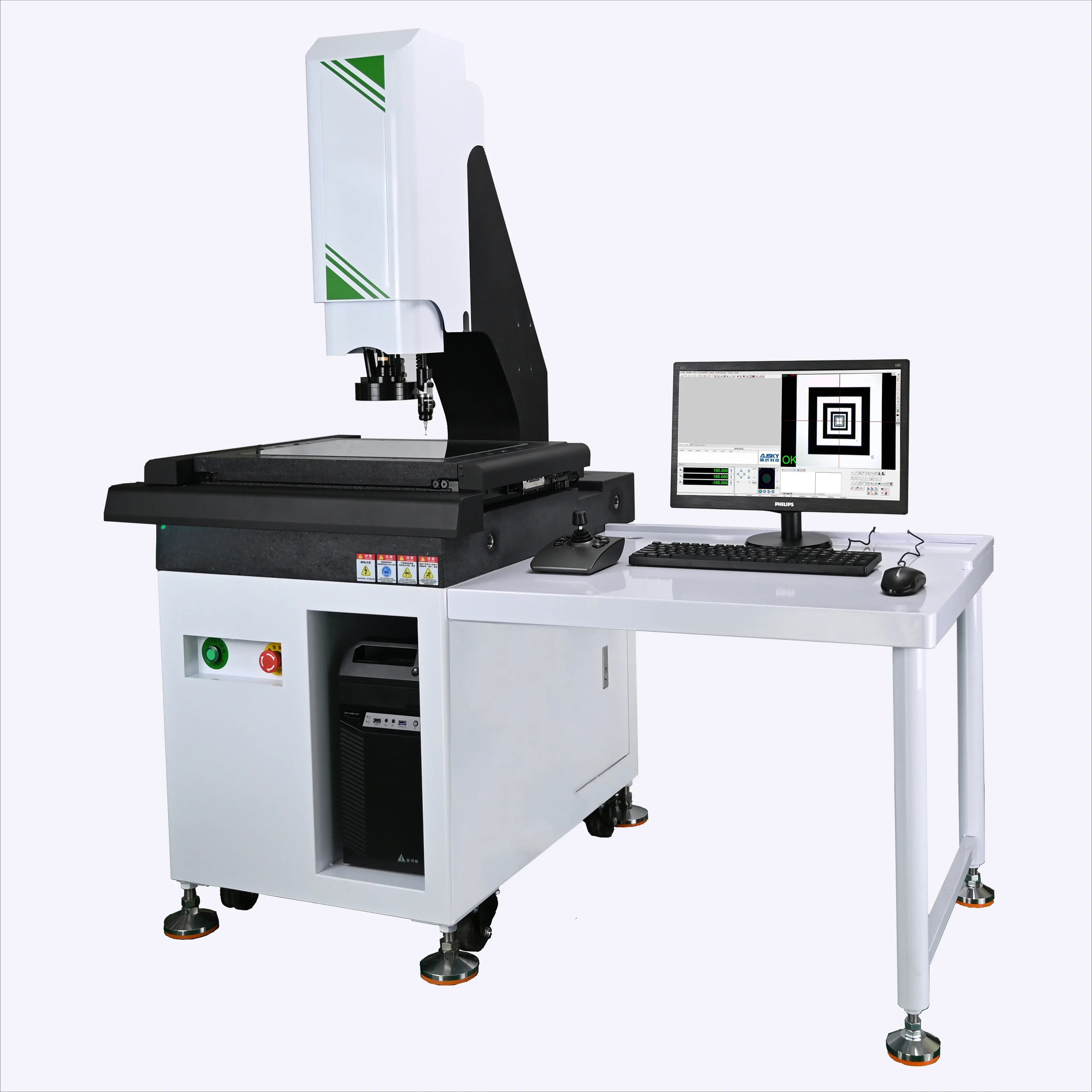 High Resolution CMM Video Measuring System 2D 3D Vision Inspection with Advanced Sensor Capabilities Optics Instruments