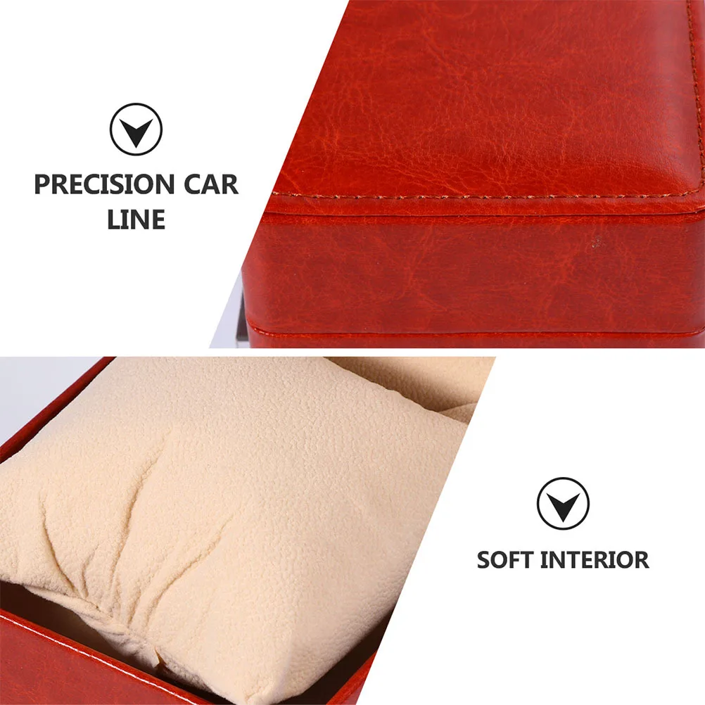 

Durable PU Watch Box Organizer Modern Design Travel Home Use Accessories Storage PU Watch Box Jewelry Case Jewelry Case