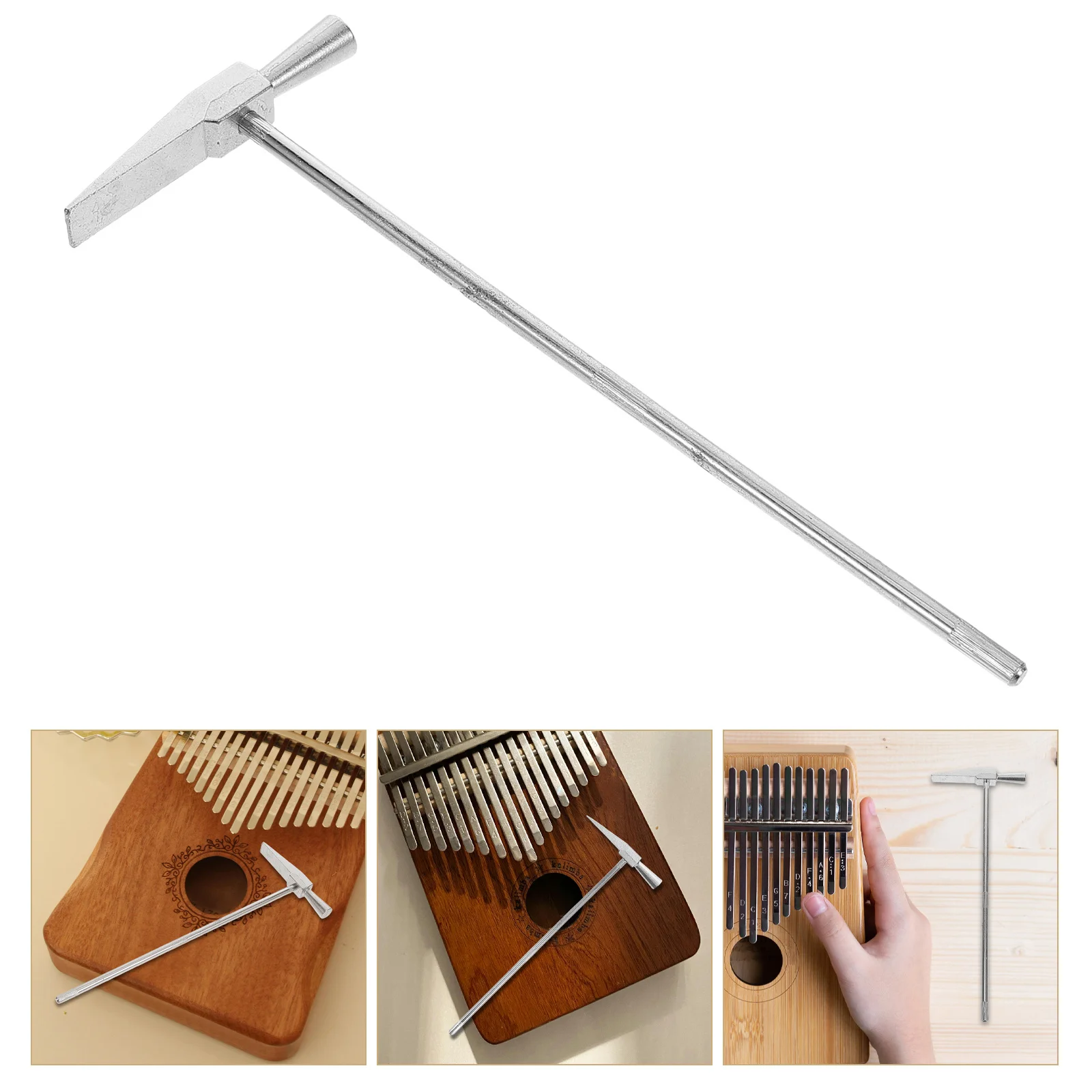 

Thumb Piano Hammer Metal Tuning Hammer For Kalimba Finger Piano Portable Instrument Tool Sound Maintenance Accessory