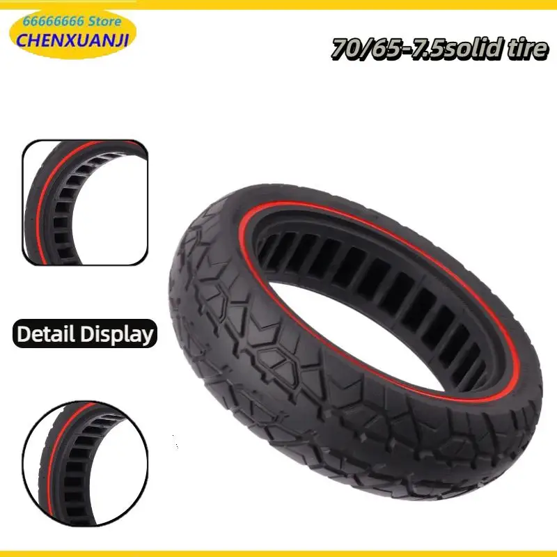 FOR Ninebot G3/ZT3/ZT3  Electric Scooter Off-road Solid Tire 70/65-7.5 Anti-slip Explosion-proof E-Scooter Tyretyre