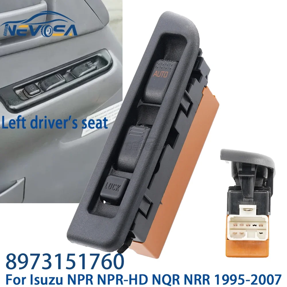 

24V Left Right Hand Driver For Isuzu NPR66 70PL NKR NQR70 NHR 8973151760 8973151840 Electric Master Power Window Control Switch