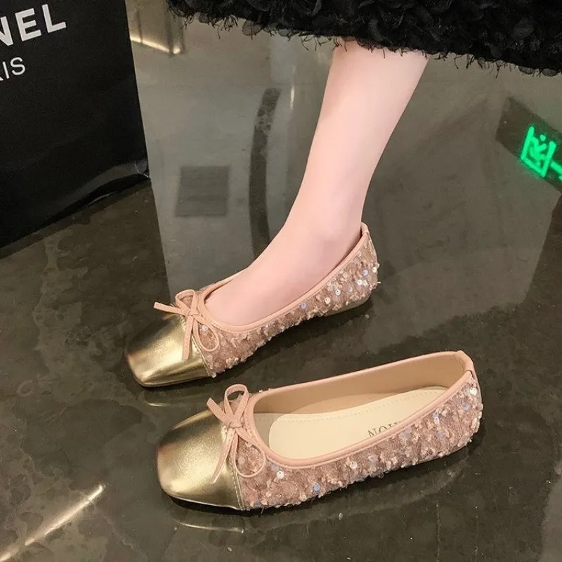 

New Style Fashion Women Shoes Slip on Flat Loafers for Bow Ballet Flats Women Moccasins Casual Flat Shoes Women Walking Shoes