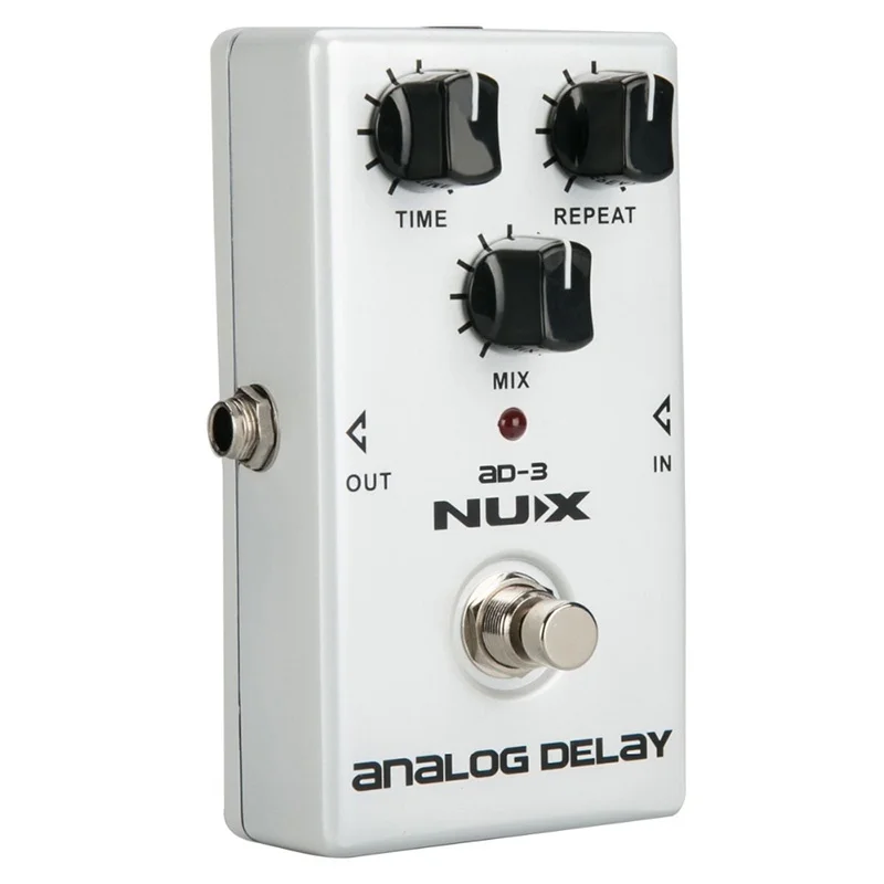 NUX Analog Delay Effect Guitar Pedal AD-3 Low Noise BBD Delay Circuit 20-300ms Warm Smooth Effects True Bypass Guitar Pedalboard